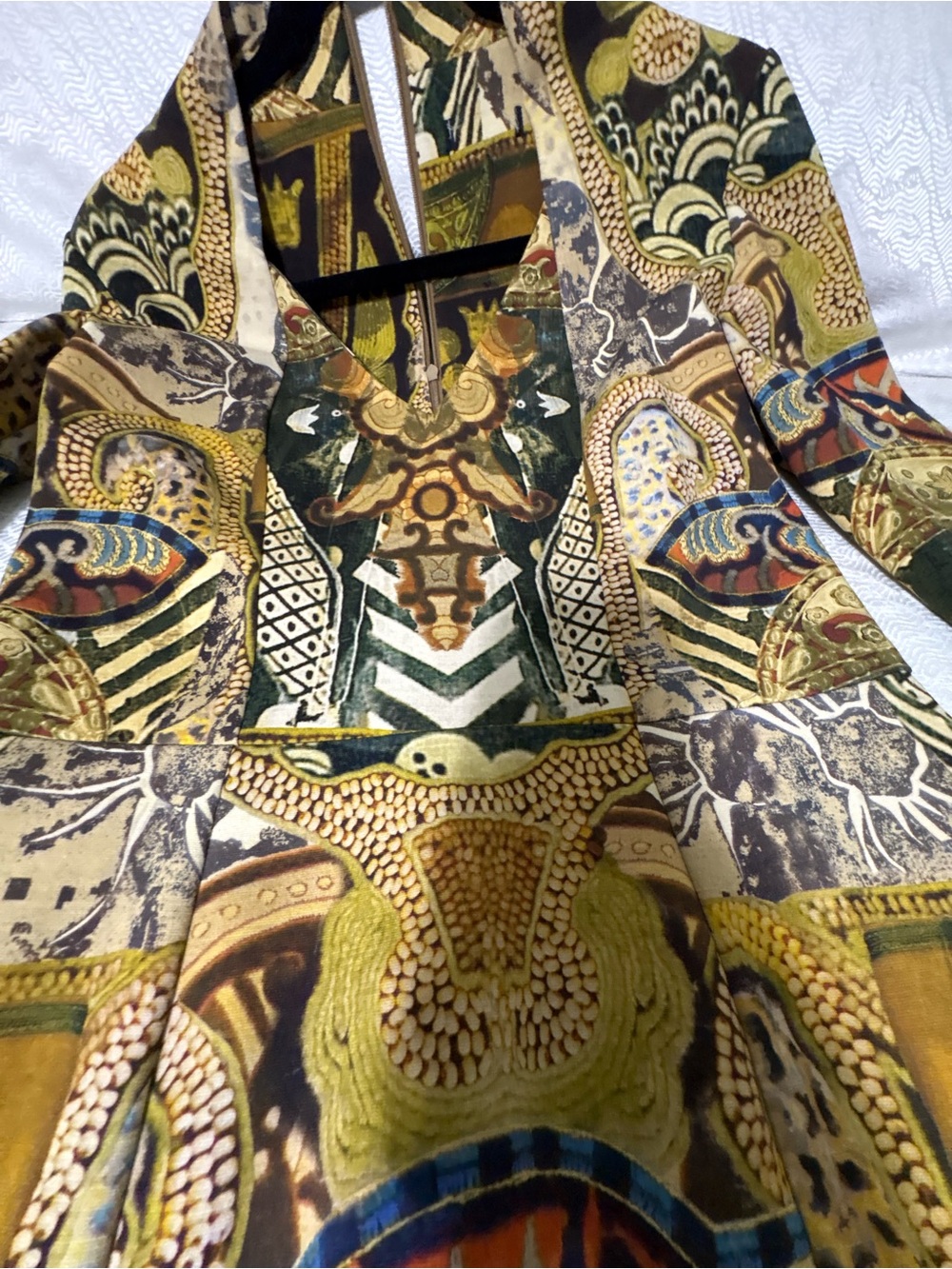 ETRO SPA VIA SPARTACO 3 20135 MILANO -ITALIA Patterned MIDI Dress - Picture 11 of 16